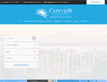 Tablet Screenshot of capeview.com.au